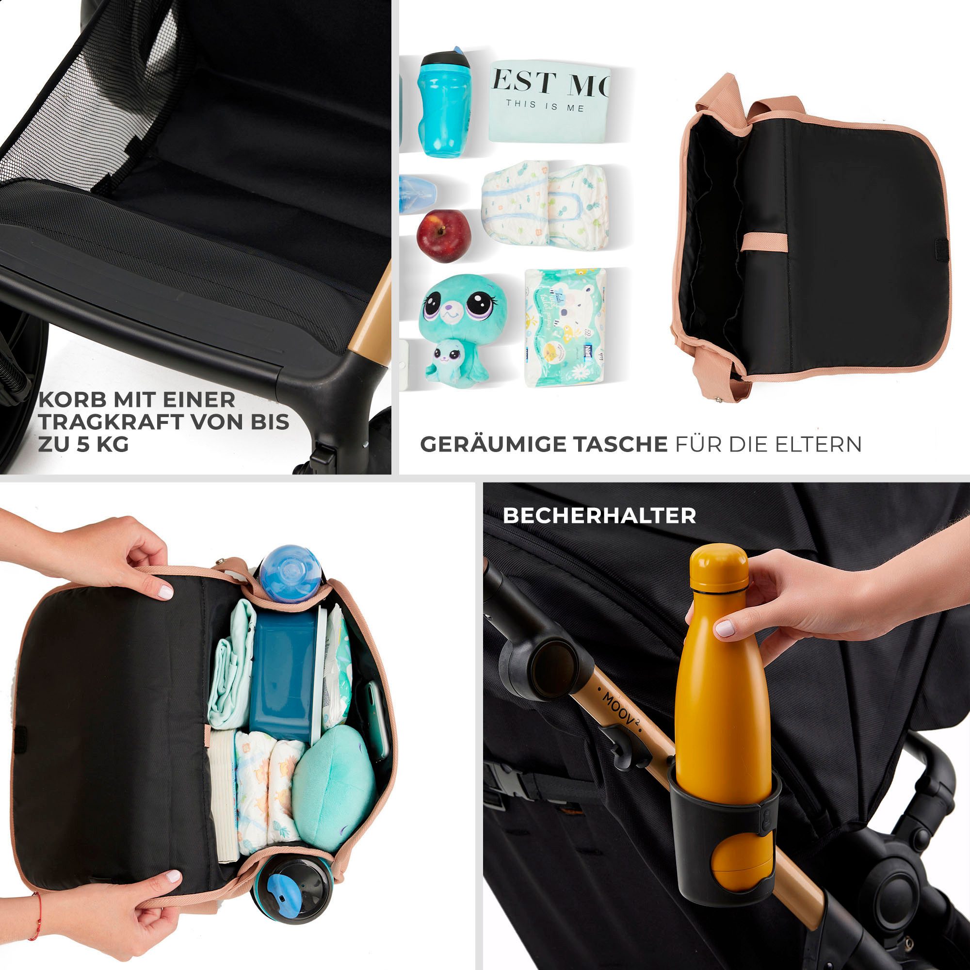 Kombi-Kinderwagen MOOV 2 4in1 EVA
