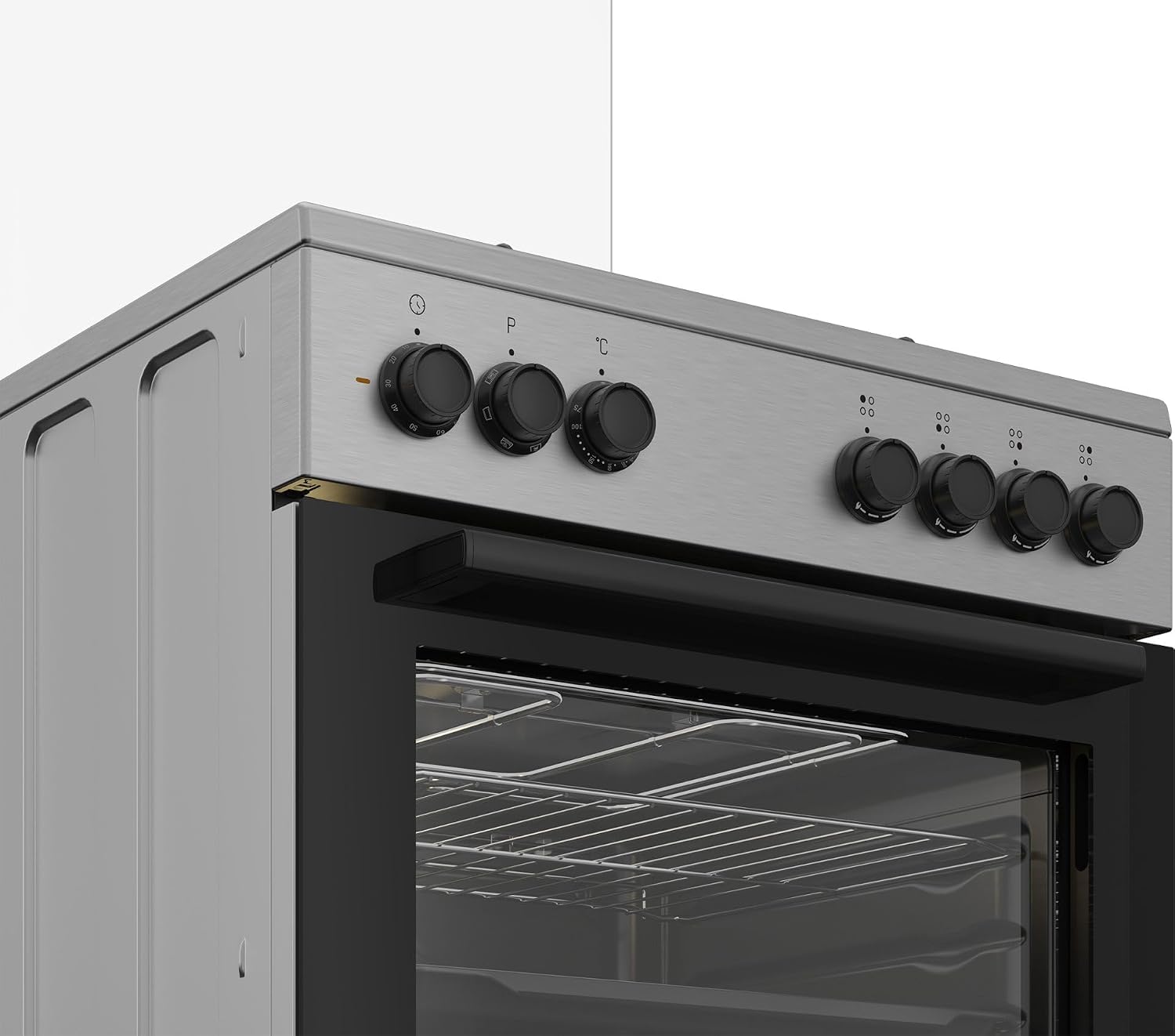 FBE62120XD - Cucina a gas con forno elettrico, n° 4 fuochi, 60x60 cm, Classe energetica A