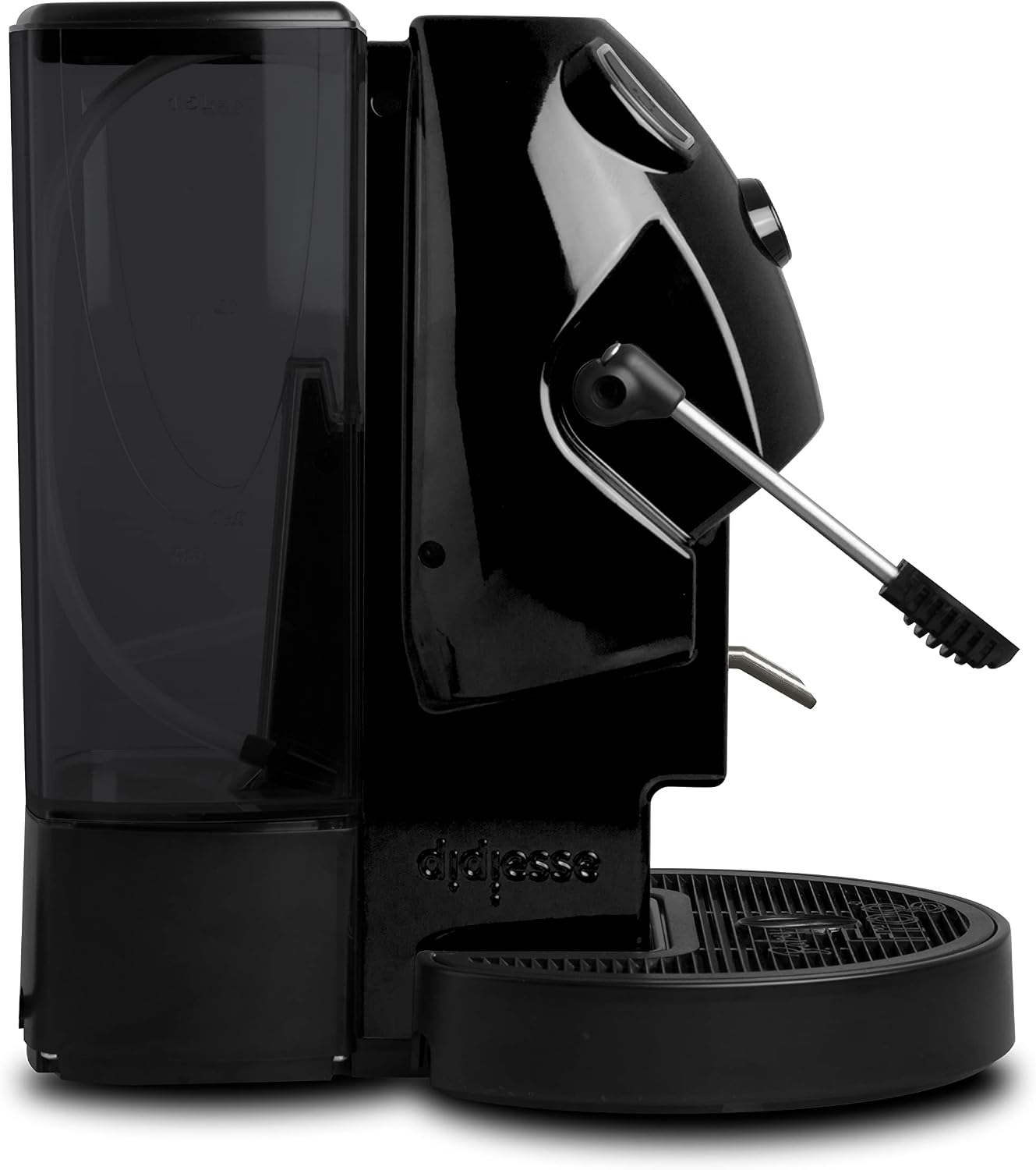 Didiesse – Macchina da Caffè con Cialde ese 44 mm - Modello Baby Frog Macchinetta a Cialde – Compatta 450W - con Funzione Stand-by e Serbatoio da 1.5L (Nero)