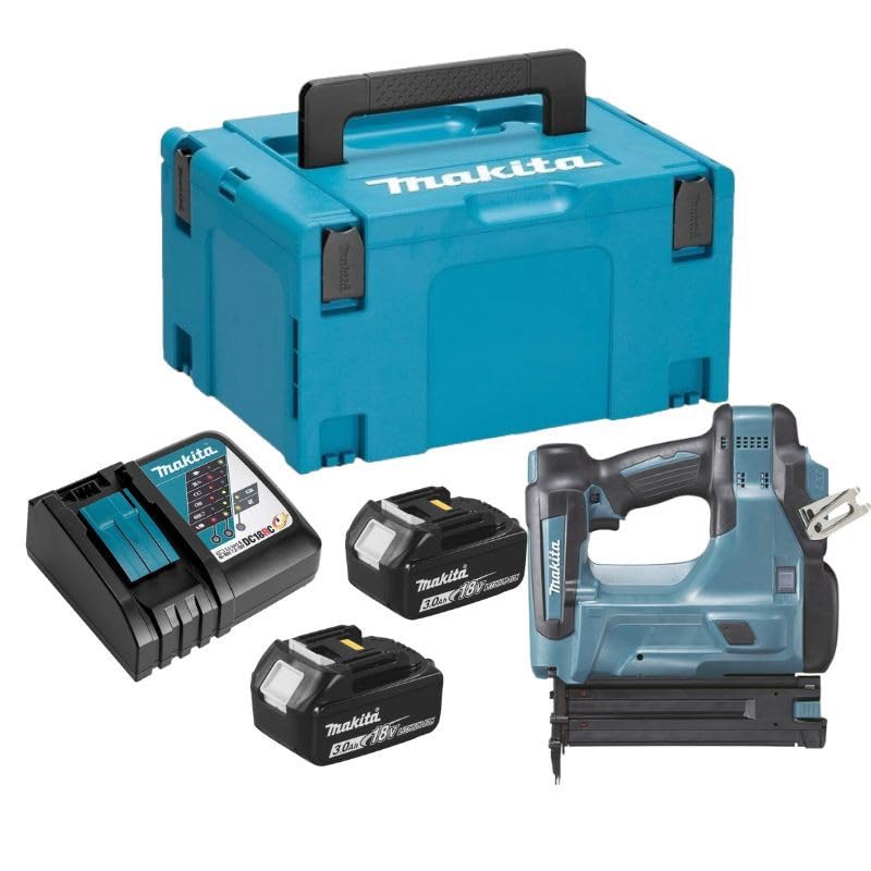 Makita DBN500RFJ   Chiodatrice per minibrad, 18 V agli ioni di litio (2 x 3,0 Ah) : Amazon.it: Fai da te
