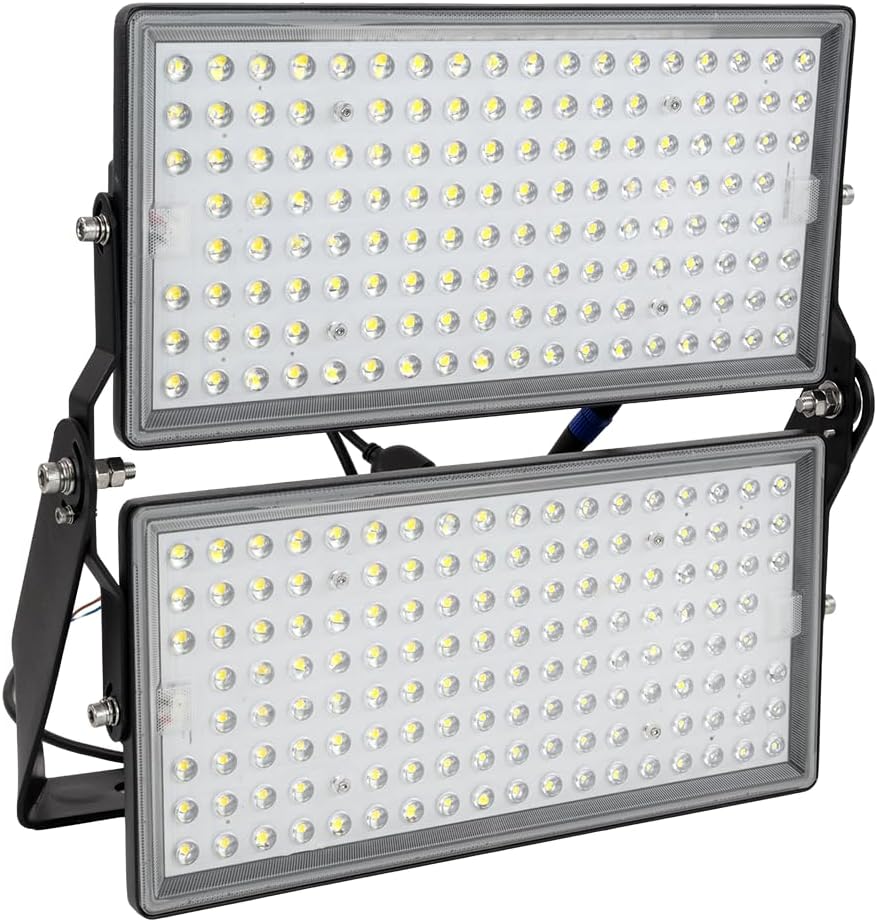 LUXULA LED Strahler Außen 500W 4000K Neutralweiß - 67.500lm extrem hell - IP65 Aussenbeleuchtung Wand Baustrahler Flutlicht für Baustelle, Sportplatz, Industrie, Gewerbe