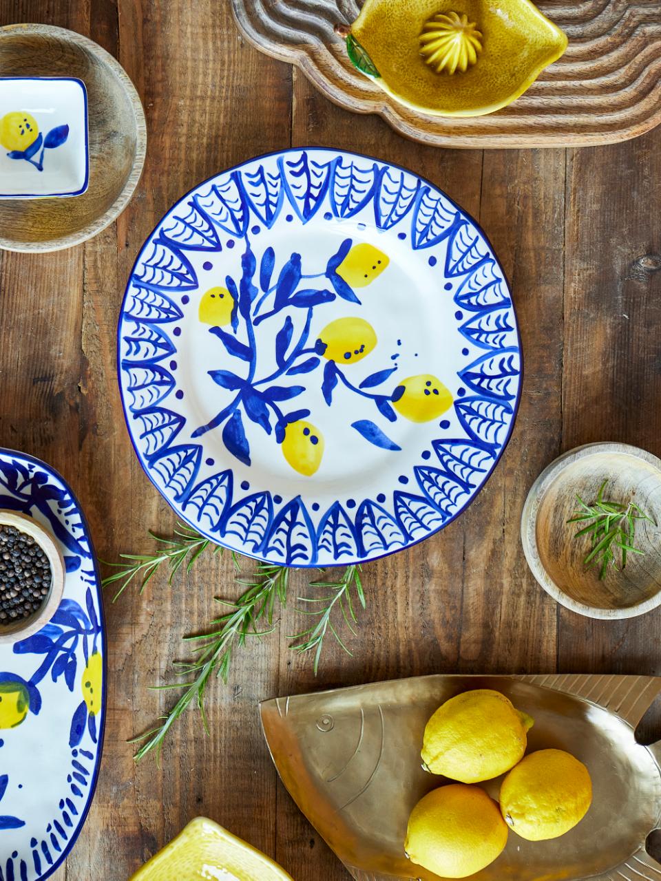 Bloomingville Maxima Plate Blue