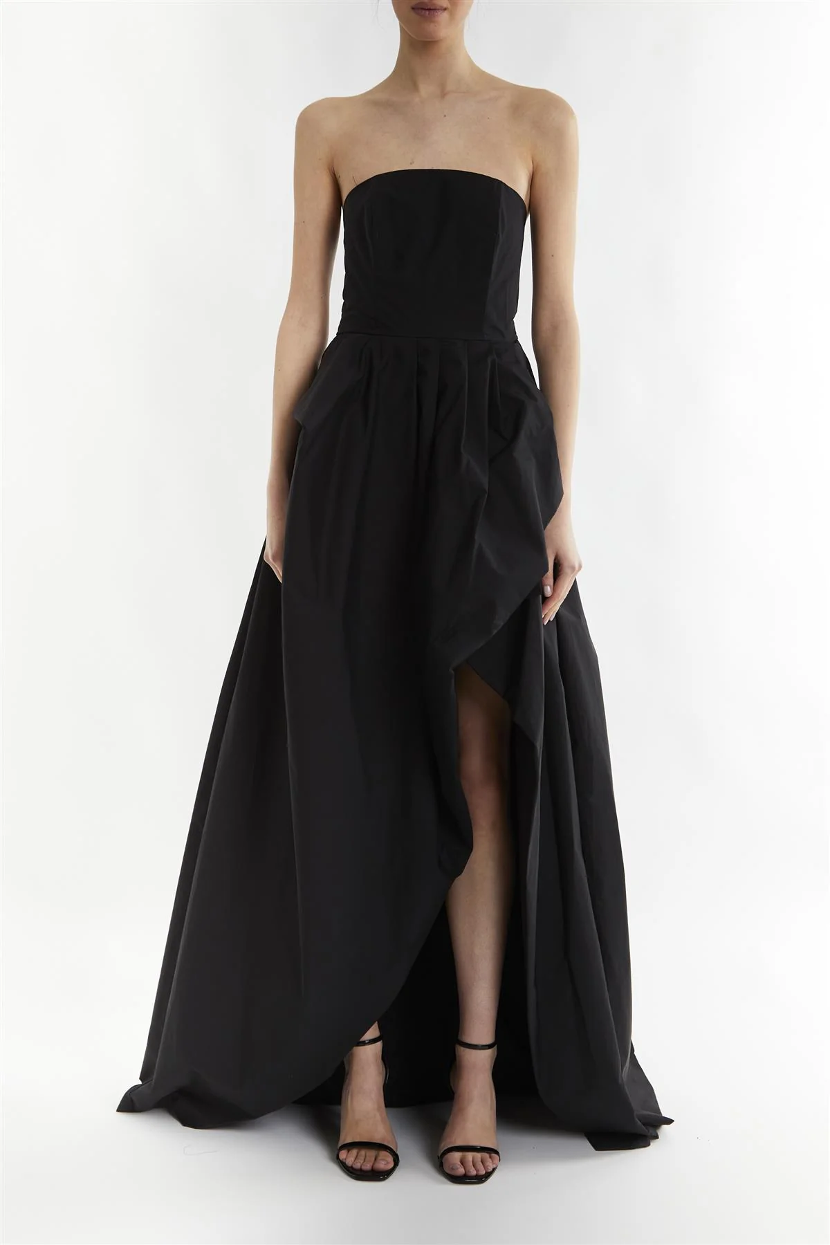 Emma Black Hi-Low Hem Maxi