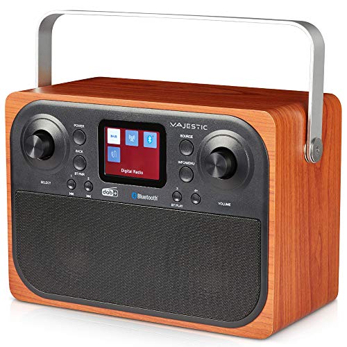 Majestic RT 197 DAB   Radio DAB/DAB /FM, Bluetooth, Display LC, Ingresso AUX IN, uscita cuffie, sveglia 2 allarmi 3 suonerie : Elettronica