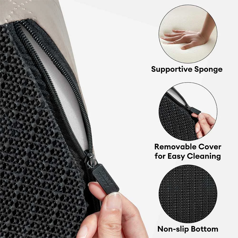 Spiral Dog Stairs �C Water-Repellent Faux Leather & Joint-Friendly Sponge