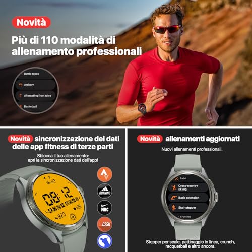 TicWatch Pro Enduro Slate allenamento