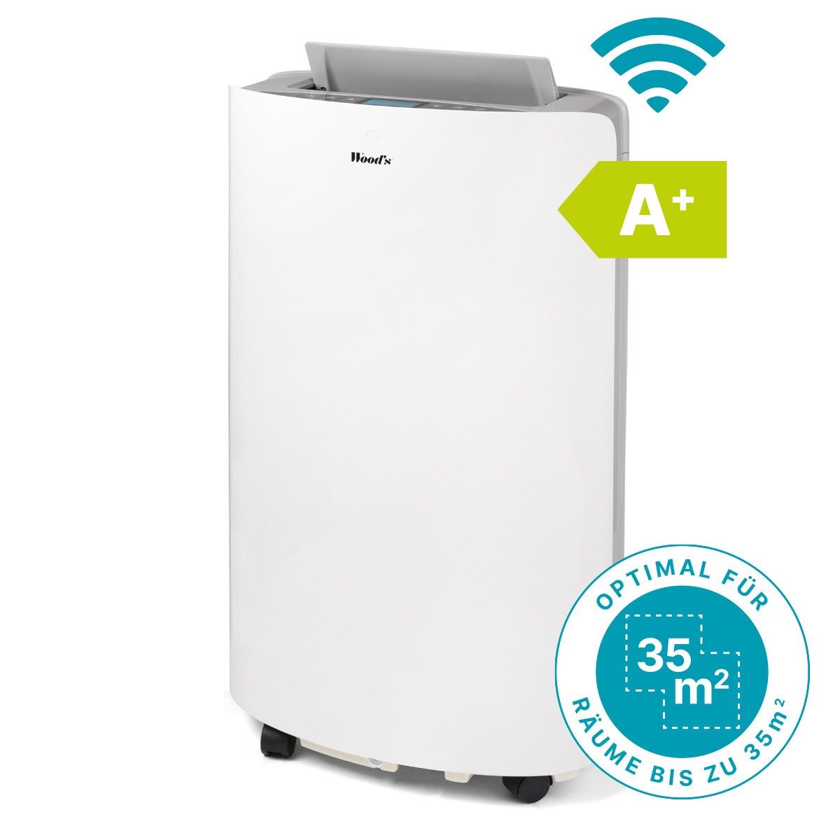 3-in-1-Klimagerät Cortina 12K WIFI A+ - Optimal für Räume bis 35 m²