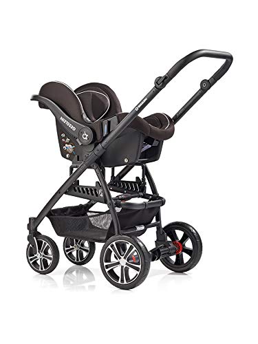 Gesslein S4 304110545000 Passeggino Air  , con manico in pelle, grigio : Prima infanzia