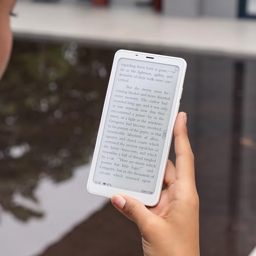 BOOX Palma 6.13" Mobile eCarta Reader 128 GB Android 11 Luce E Ink Fotocamera (Bianco) : Elettronica