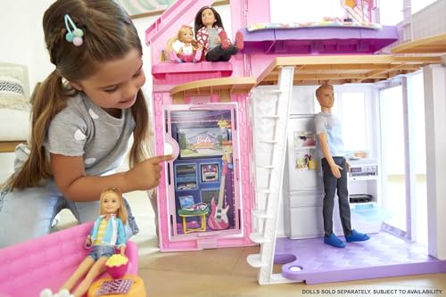 Barbie   Casa di Malibu   Casa di Barbie Malibu   Playset Trasformabile con Plug and Play   Oltre 25 Accessori   60 Cm   Regalo per Bambini da 3  Anni, FXG57 : Amazon.it: Videogiochi