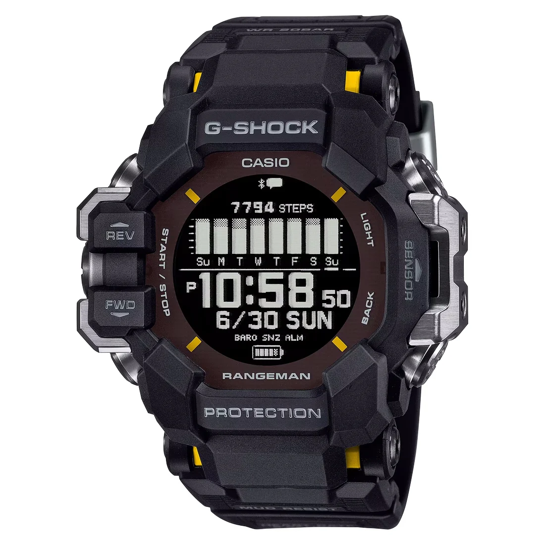 Orologio G-Shock GPR-H1000-1ER Rangeman GPS nero