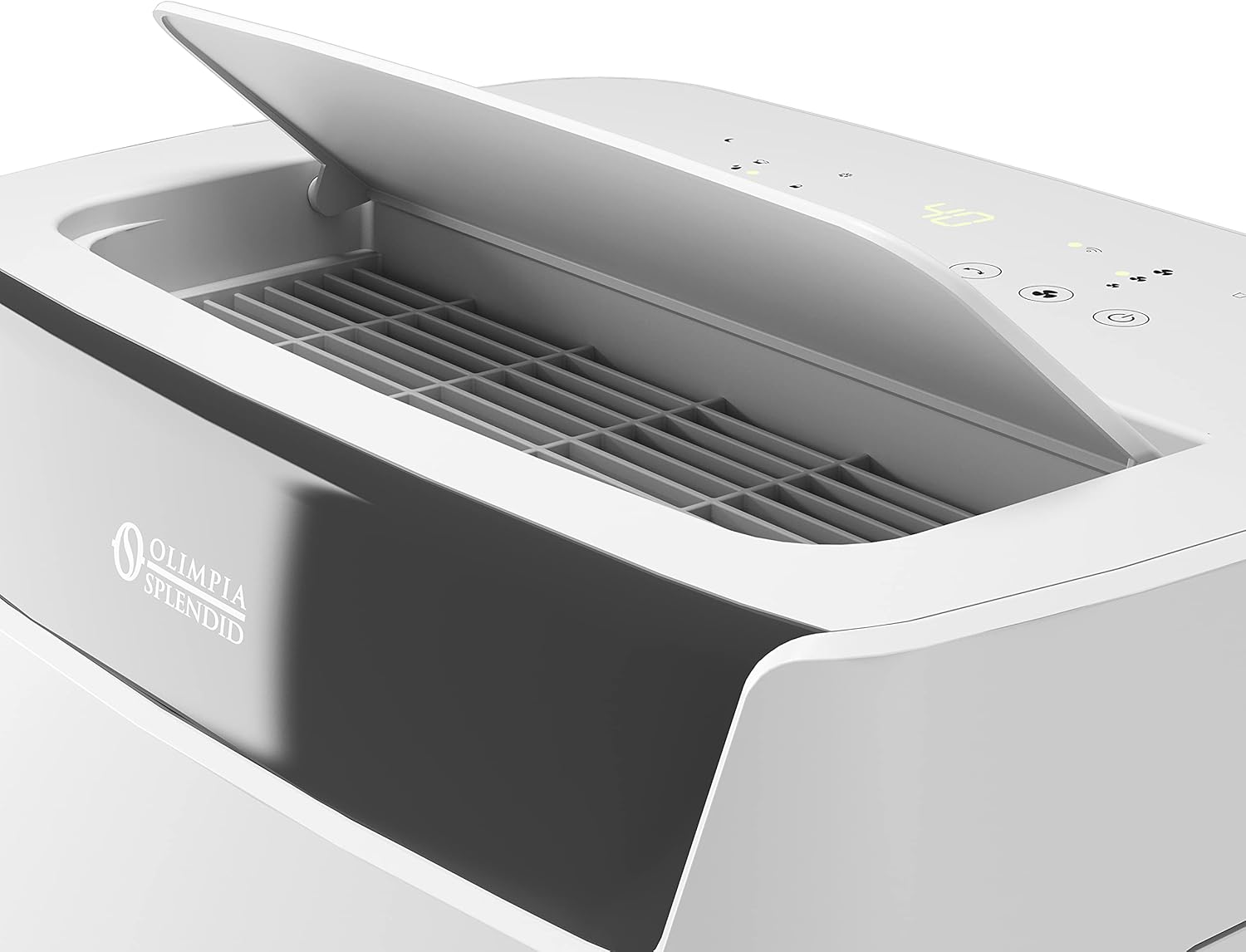 Olimpia Splendid, Aquaria S1 24 P, Deumidificatore Portatile, Capacità 24 l / 24h, Ideale per Ambienti fino a 100 m³, Tripla Filtrazione 'Aria, Tanica 5 l Estraibile, Timer 24h, Wifi Integrato