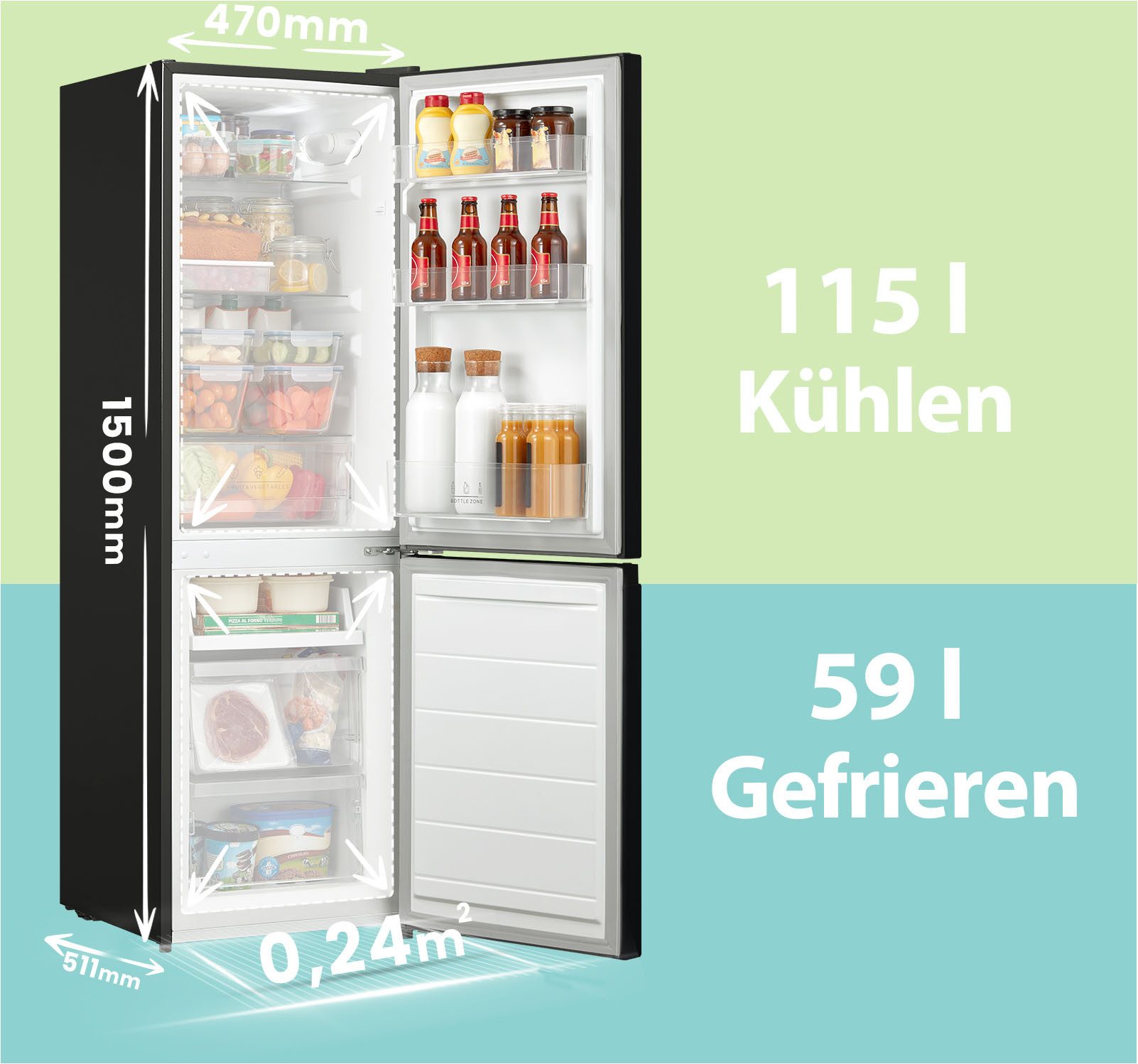 Kühl-/Gefrierkombination RCB169DK3
