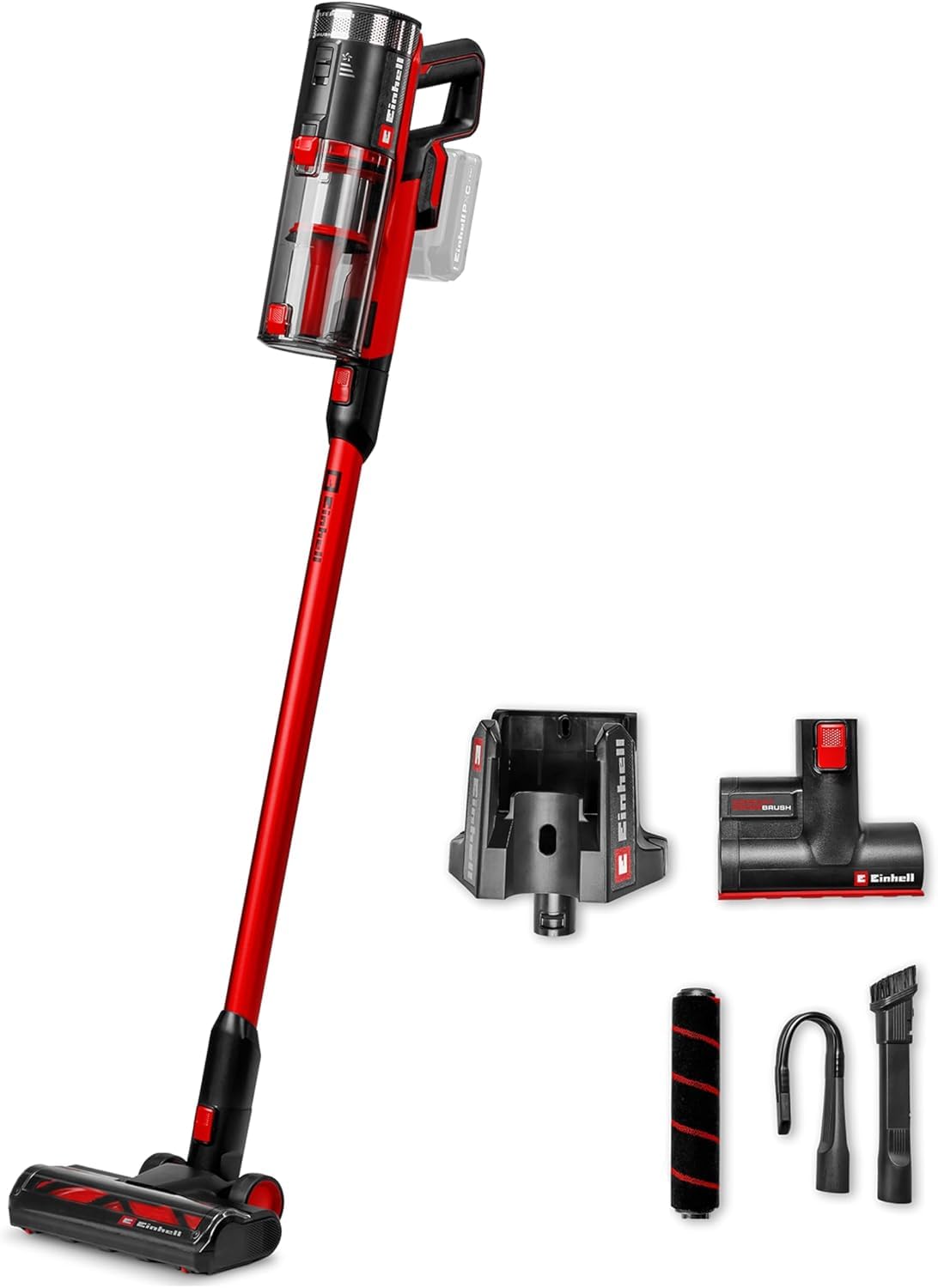 Akku-Stielstaubsauger TE-SV 18/270 Li BL-Solo 270 mbar bürstenloser Motor 0,85 l HEPA-Filter 2-in-1 ohne Akku Ladegerät