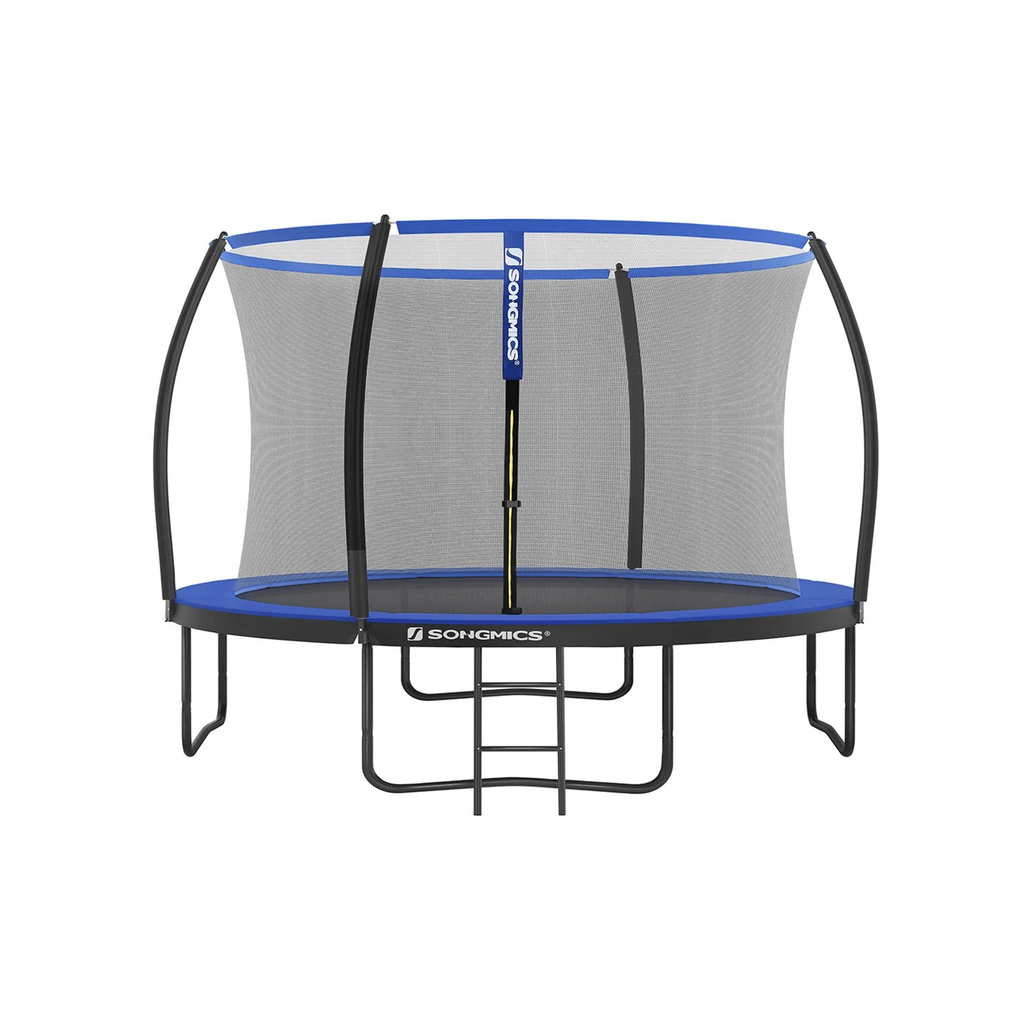 Trampolino da giardino rotondo con rete di sicurezza