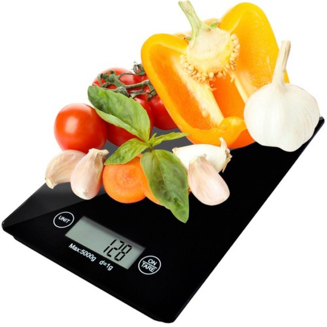 Küchenwaage Elektronische Küchenwaage 5kg mit Tara und LCD-Display.