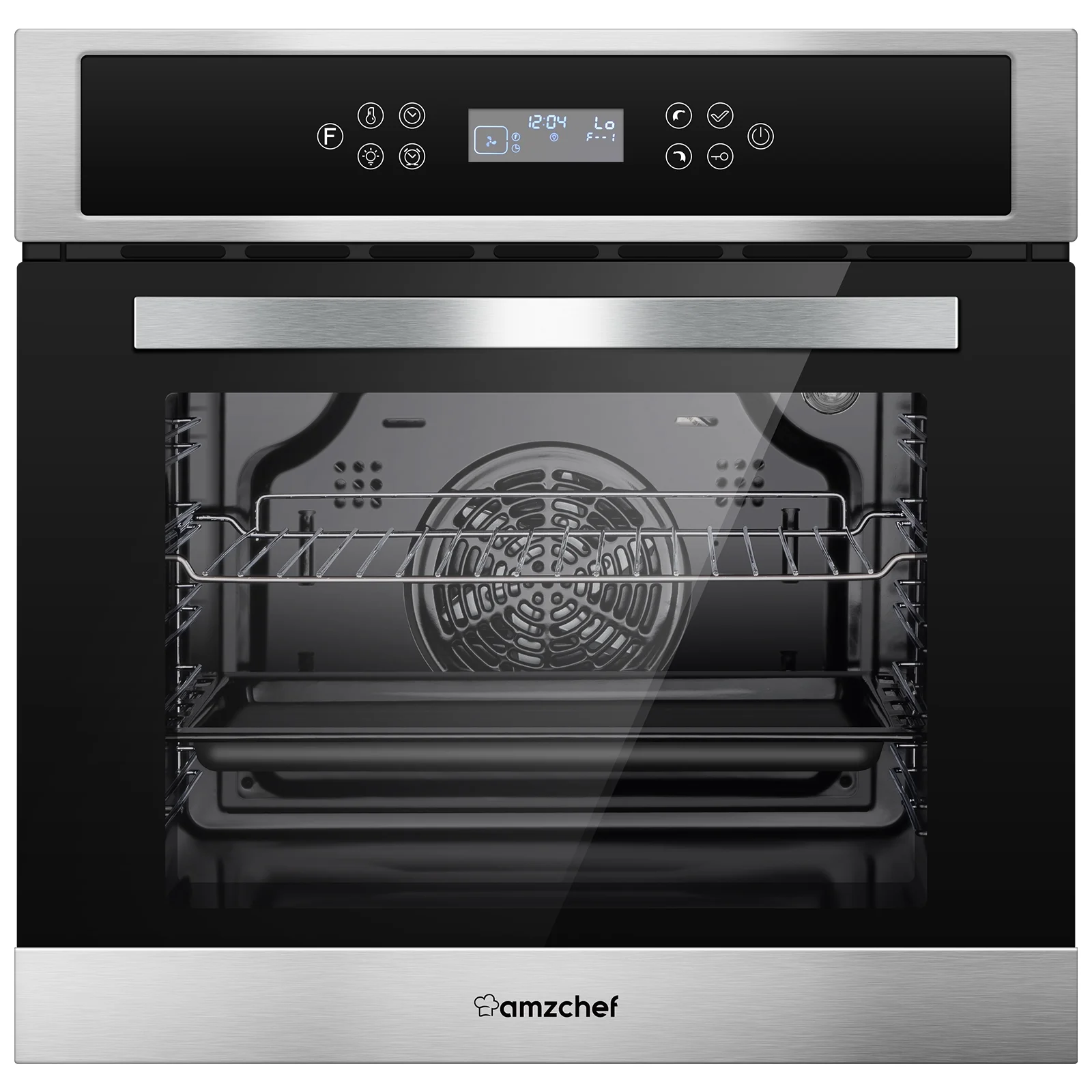 AMZCHEF Single Wall Oven 24