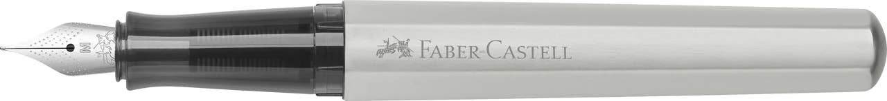 Faber-Castell Hexo Fountain Pens, Matte Silver