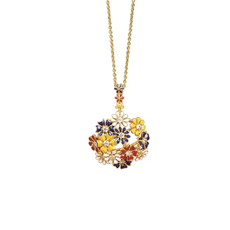 Newbridge Silverware Floral Cluster Pendant