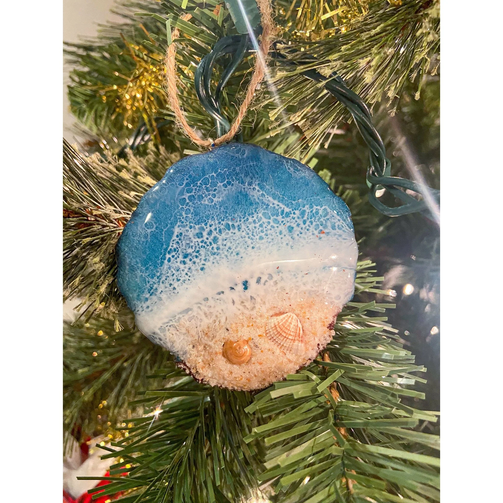 Beach Inspired Handmade Ornaments