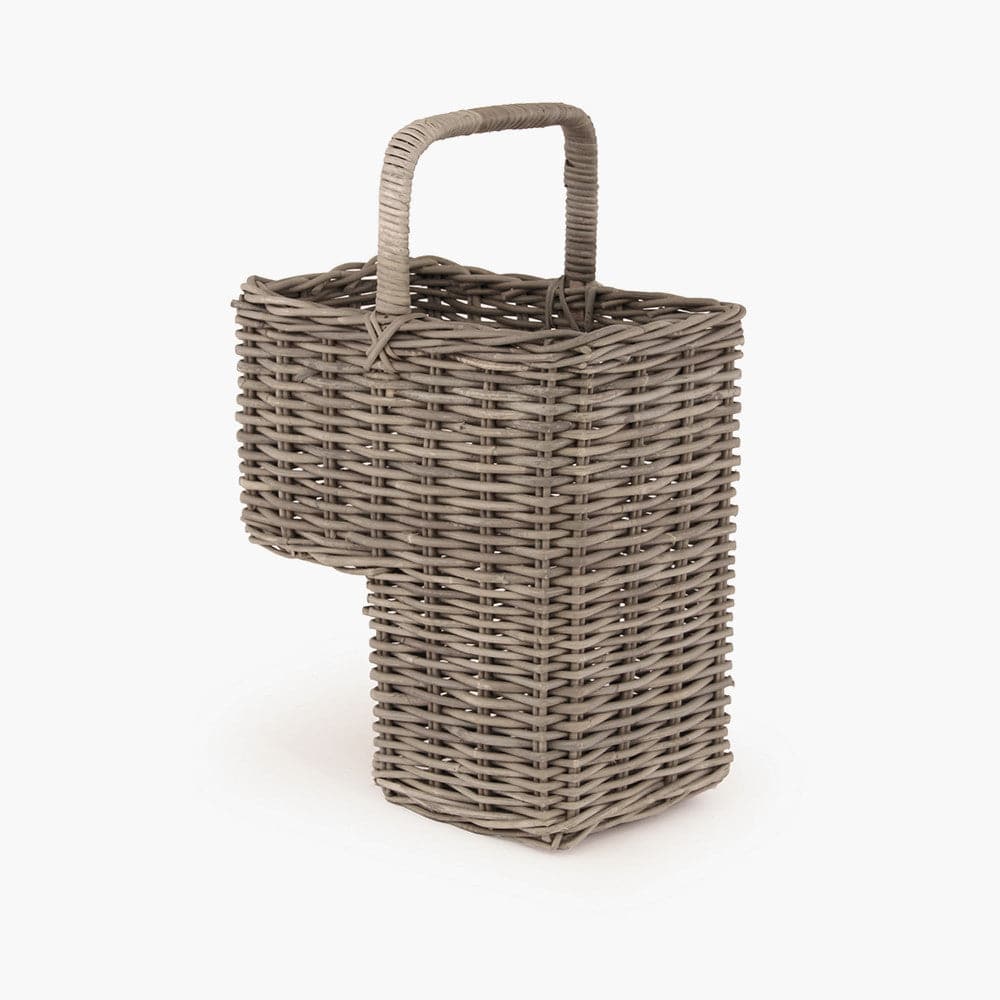 Grey Kubu Stair Storage Basket