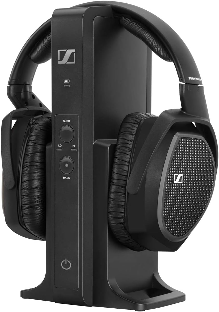 Sennheiser RS 175, Cuffia Wireless Tecnologia Digitale, Over-Ear, Nero