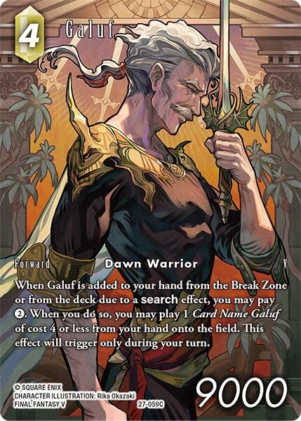 Galuf (Full Art) (27-059C) (Journey of Discovery)