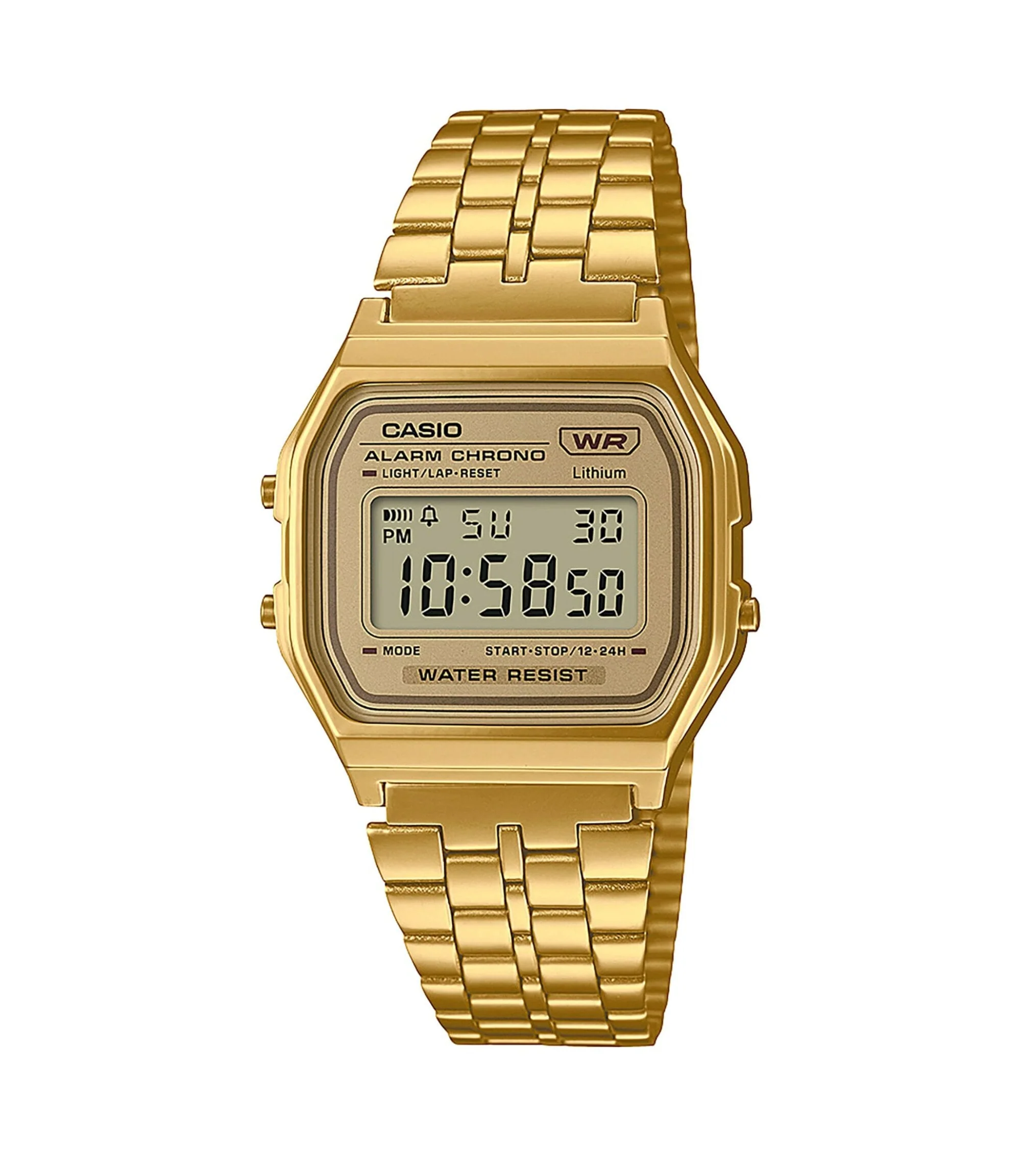 Casio vintage A158WETG-9AEF dorato giallo