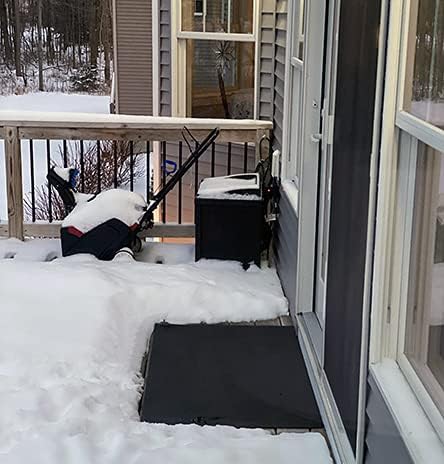 HeatTrak Heated Snow Melting Mats for Entrances - Heated Outdoor Mats - Electric Snow Melting Mats for Winter Snow Removal - Trusted Snow and Ice Melt Products - No-Slip Heated Door Mats (30�� x 48")