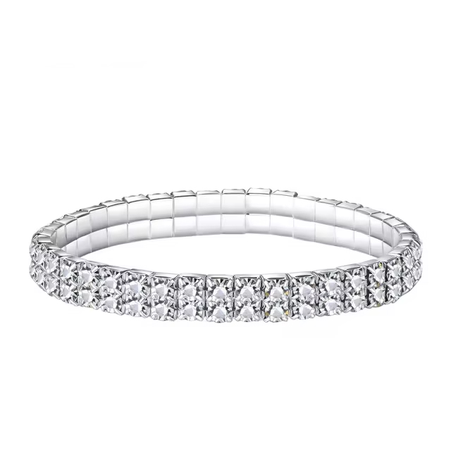 Sterling Silver Stretch Bracelet for Women