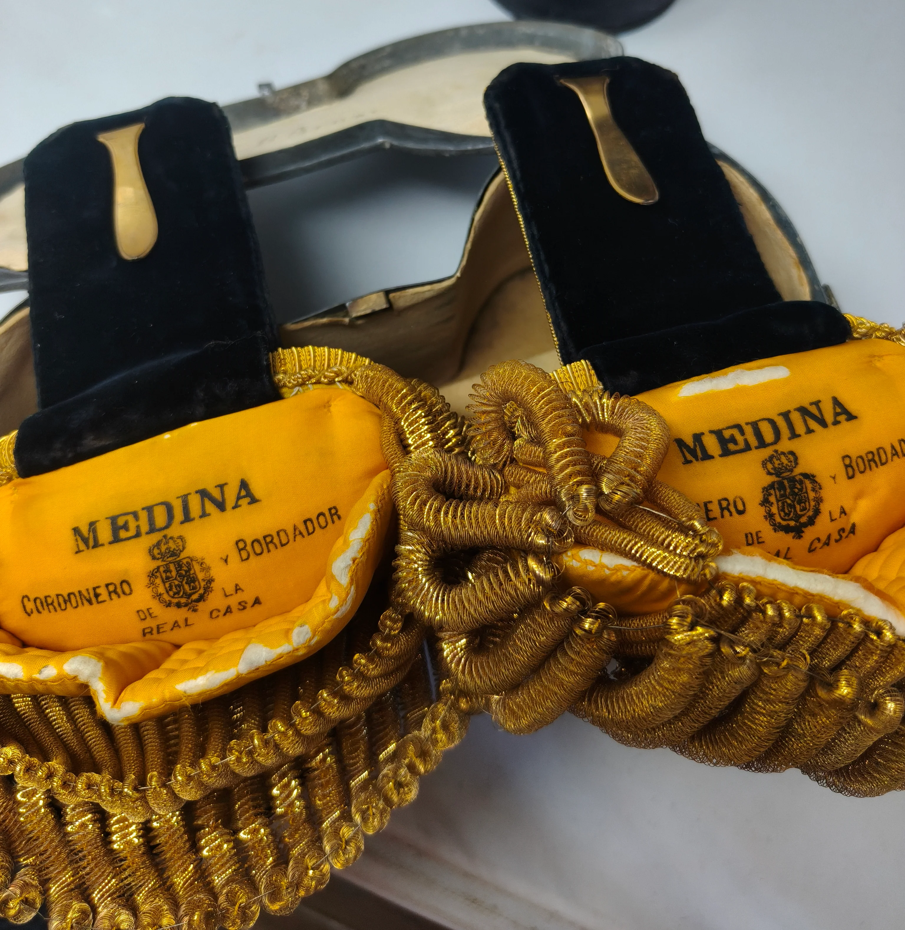 Hombreras oficial Marina Espa?ola. ��poca monarqu��a espa?ola