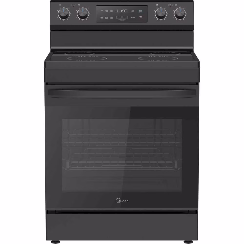 MIDEA 30" Electric Range with Steam Clean