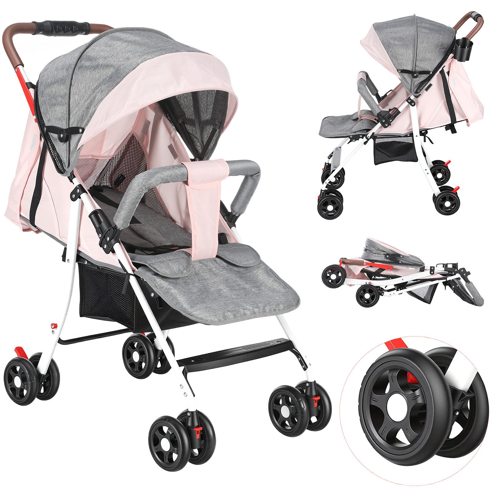 Kinder-Buggy Kinderwagen, Liegebuggy, 0–4 Jahre