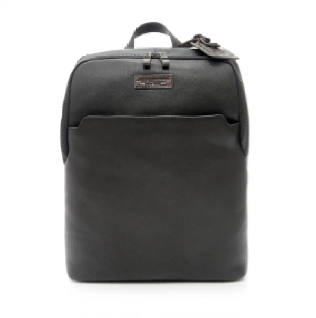 Zaino Spalding & Bros Square Rag Bags nero in pelle 309310U900