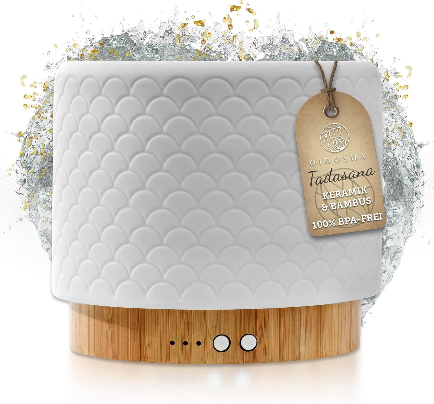 Diffuser für ätherische Öle, Tadasana Aroma Diffusor, Premium Duftöl-Diffusor