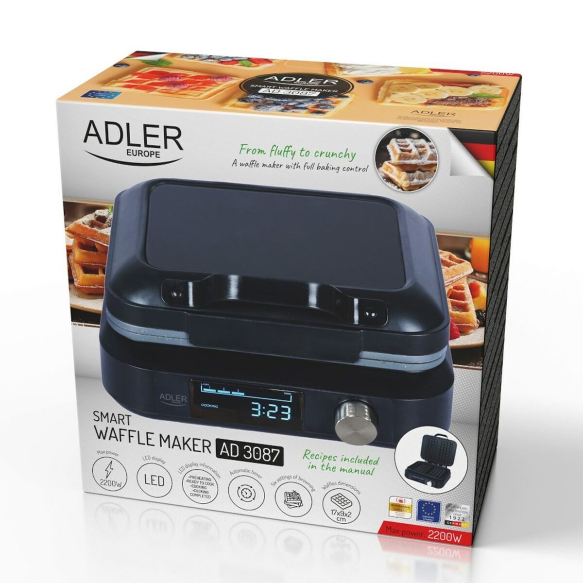 Toaster Toaster Adler AD 3087 schwarz