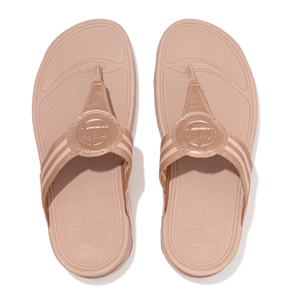 FitFlop Walkstar Damen Rose Gold Zehensteg