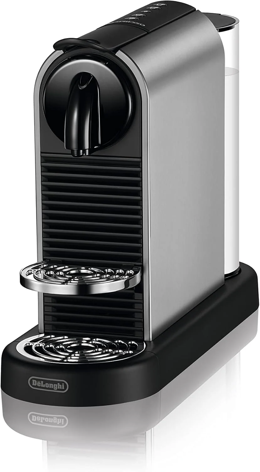 Nespresso De'Longhi EN267.BAE Citiz koffiezetapparaat met melkopschuimer, energiebesparende functie, 1710W, 1 liter, 37.2 x 21.8 x 27.7 cm, zwart