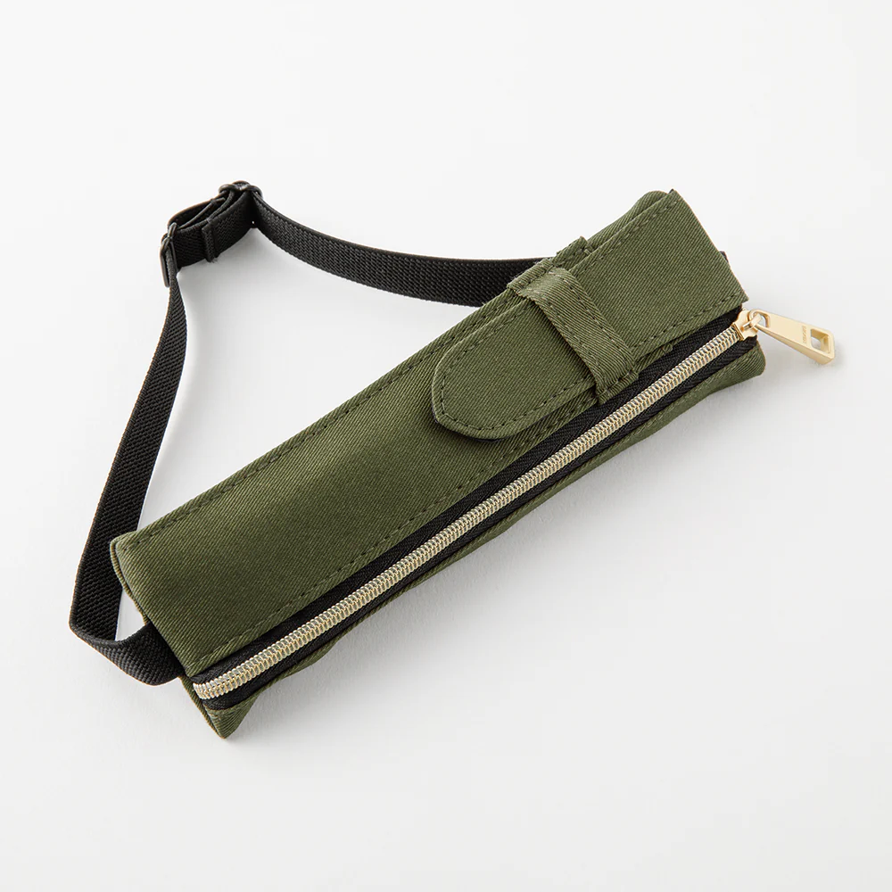 Book Band Pen Case B6 - A5 Khaki