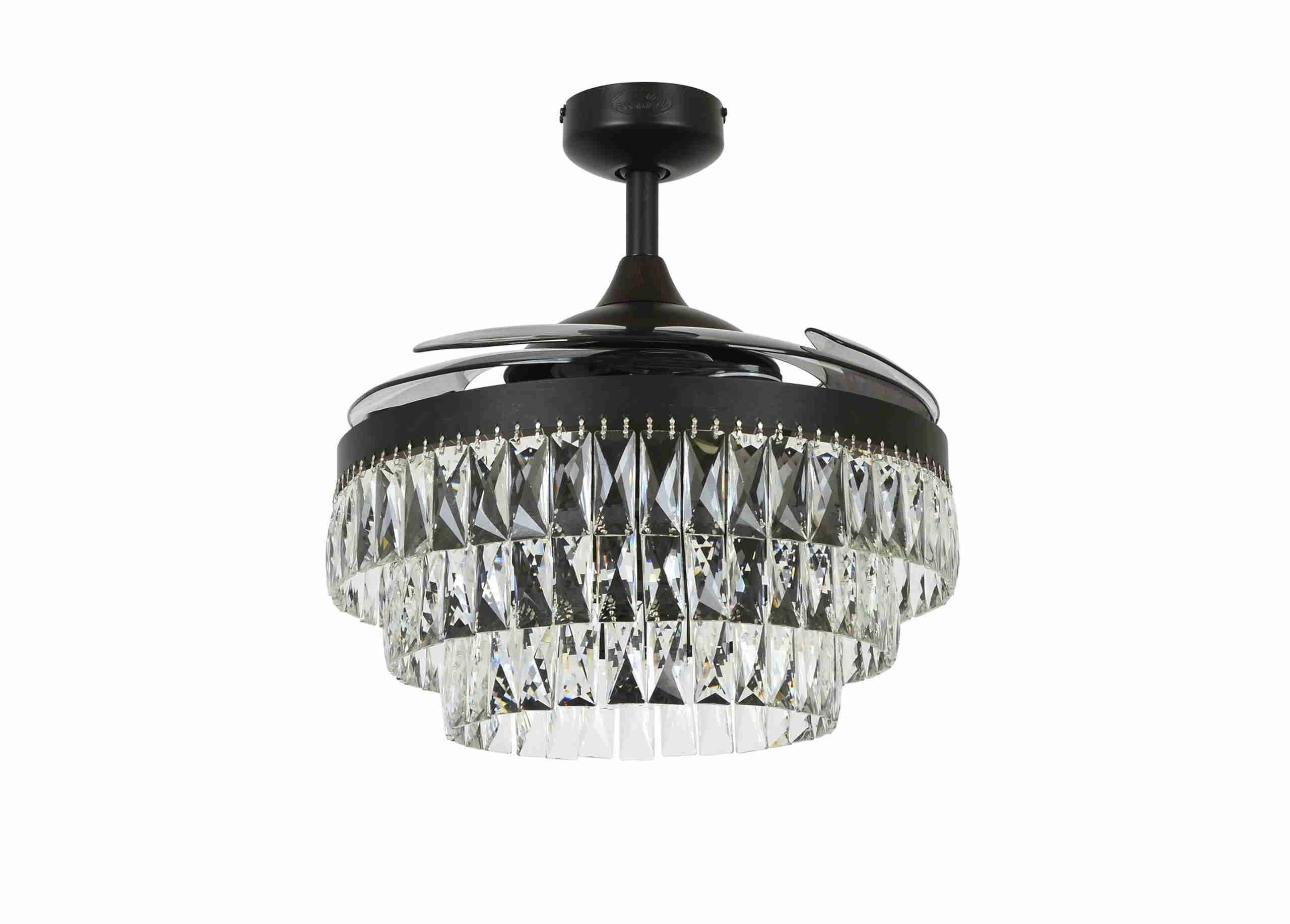 Deckenventilator Deckenventilator Fanaway Veil Schwarz mit Licht