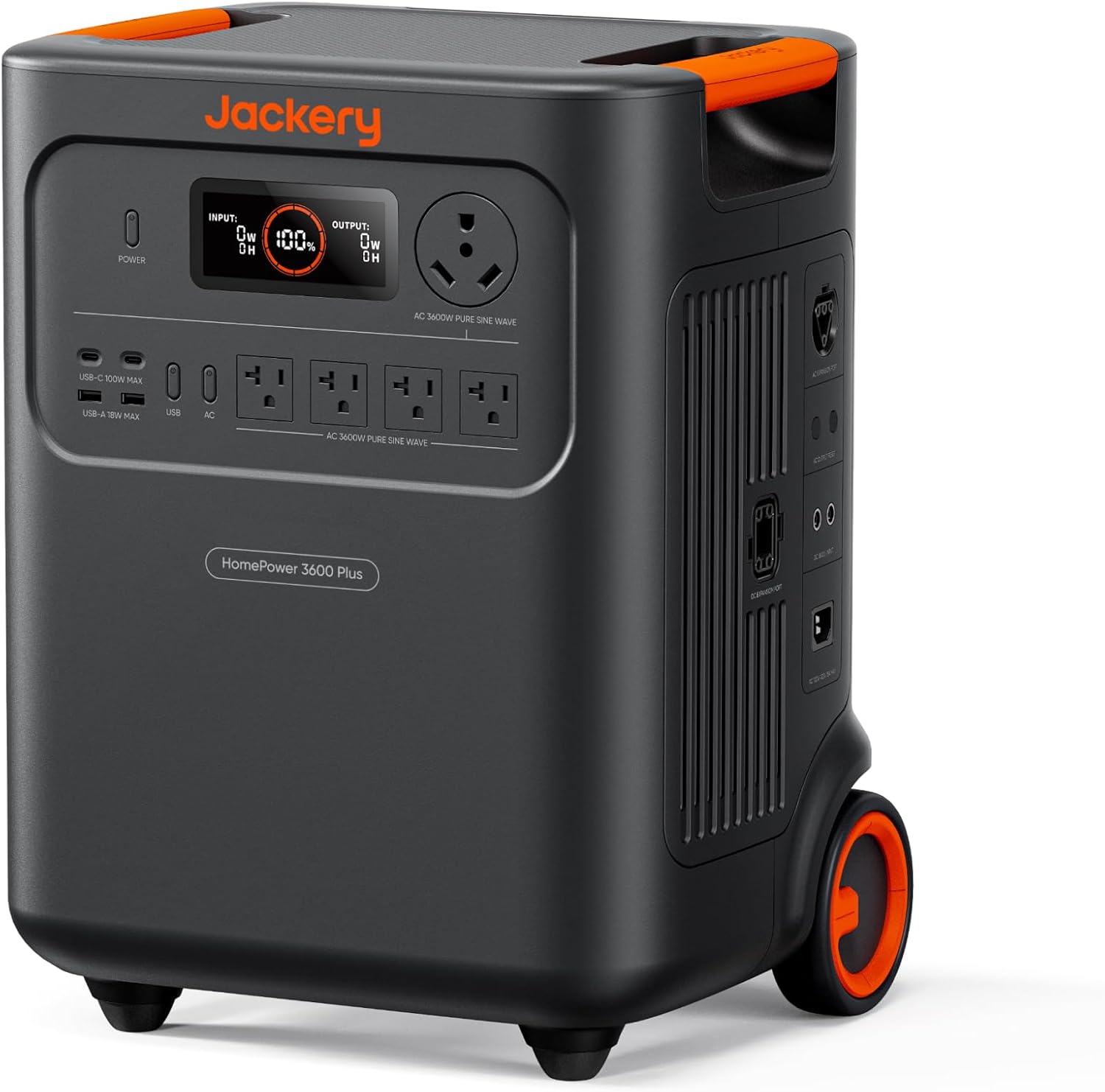Jackery HomePower 3600 Plus Portable Power Station  3600W AC Output  3584Wh LFP Solar Generator  Expandable up to 21kWh  Essential Home Backup for Home Use  Emergencies  RV (Solar Panel Optional)