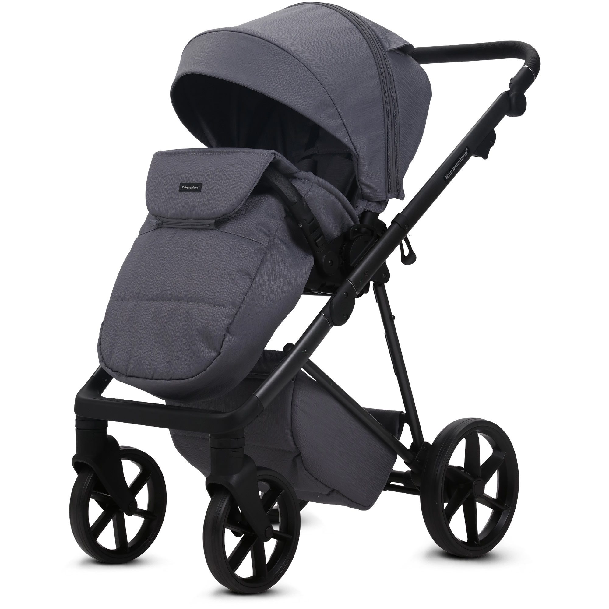 Kombi-Kinderwagen Merida Luxus & Eleganz 2in1, inkl. Wickeltasche & viel Zubehör