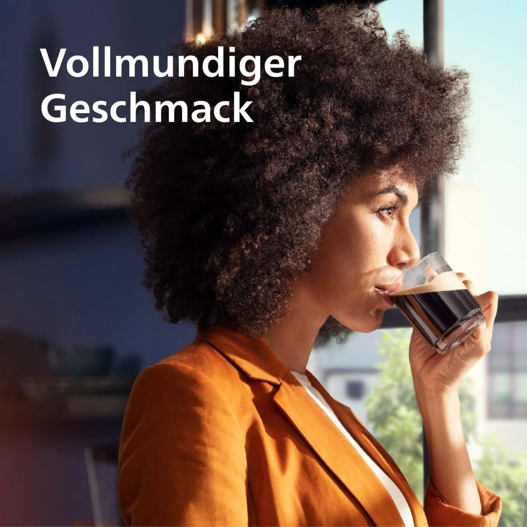 Philips Kaffeevollautomat Serie 5400 – Genießen Sie 12 Getränke, schnell reinigendes LatteGo, intuitives TFT-Display, anpassbare Kaffeeeinstellungen, erstklassiges Küchendesign (EP5441/50)