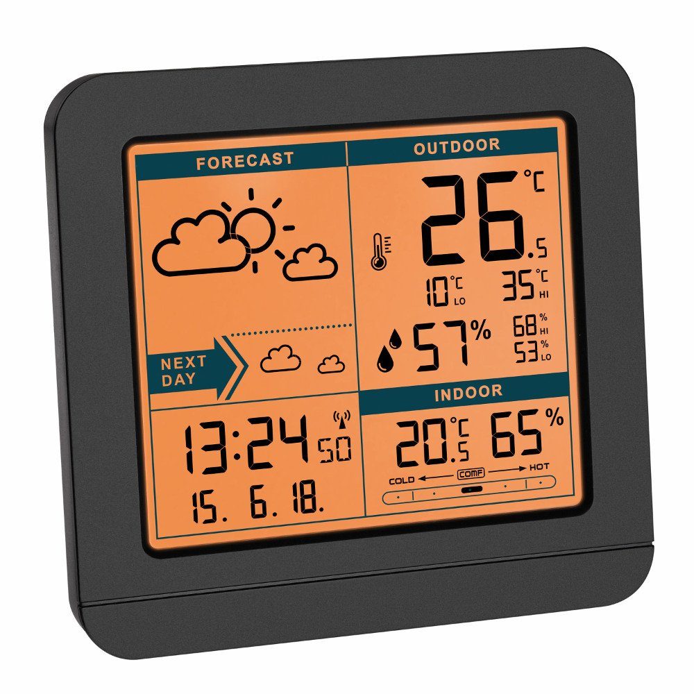 Funkwetterstation digital mit Außensender SKY TFA 35.1152 Funkuhr