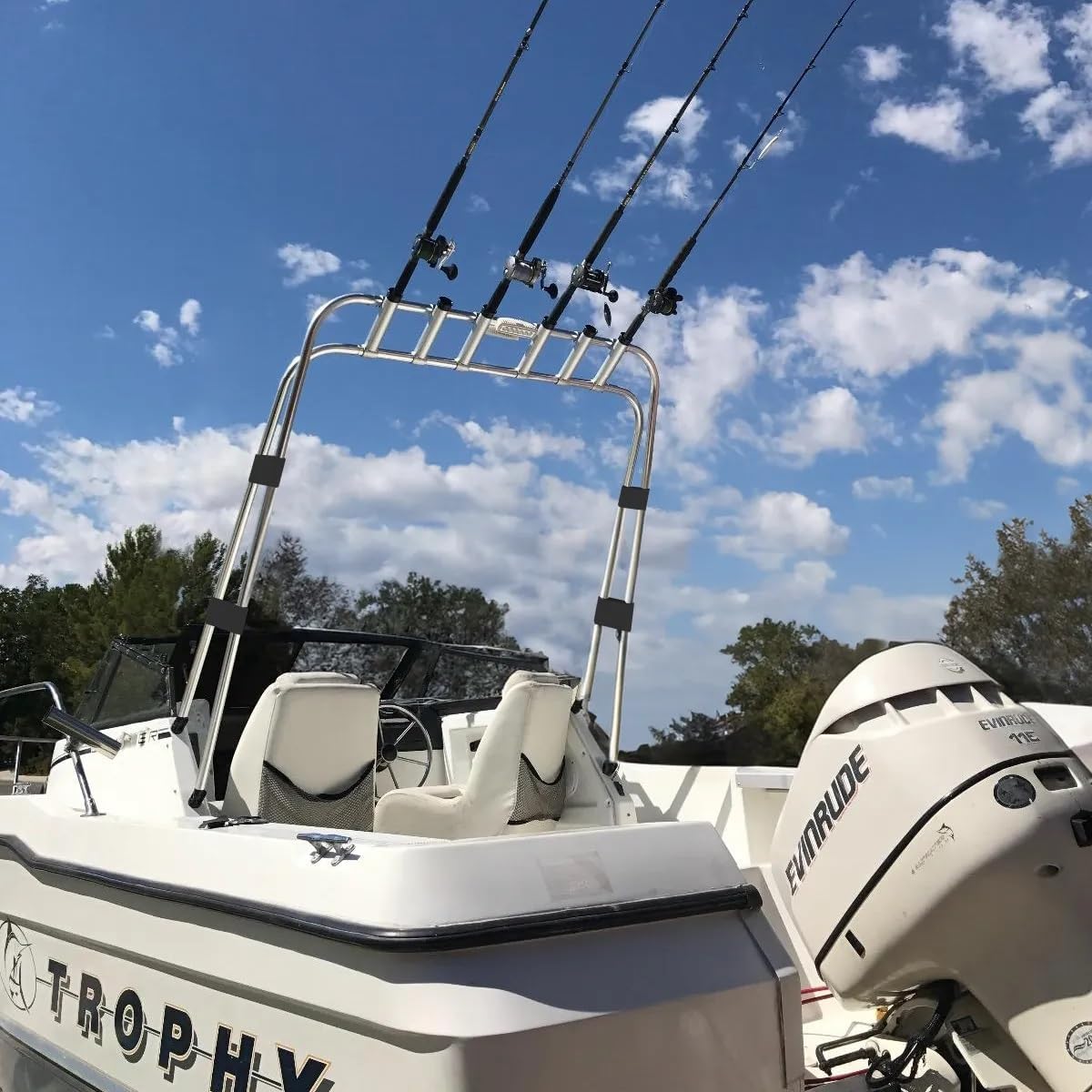 Oceansouth Klappbares Angelrutenrack Aluminium
