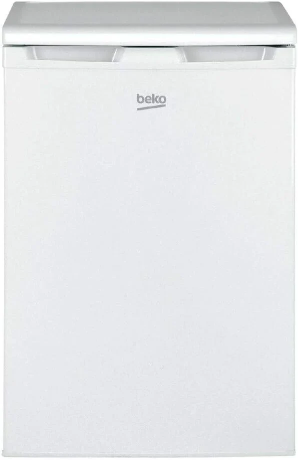 Beko TSE1424N b100 Tischk��hlschrank, 128 l Gesamtrauminhalt, wechselbarer T��ranschlag, gute Beleuchtung im Ger?t, 37 dB, robuste Glasablagen, Wei?