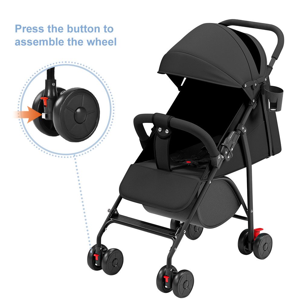 Kinder-Buggy Kinderwagen, Liegebuggy, 0–4 Jahre