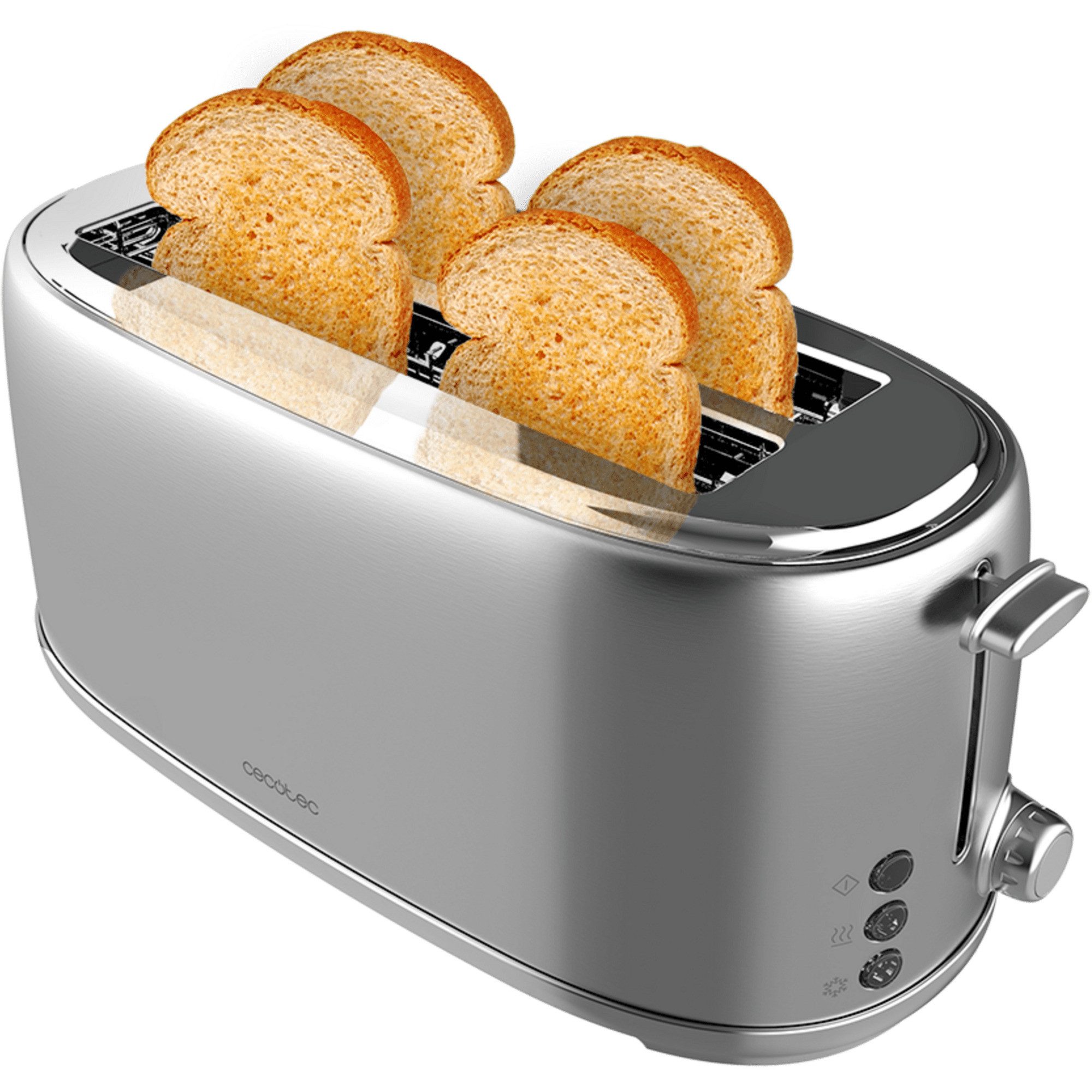 Toaster Cecotec Langschlitz-Toaster Toast&Taste 1600 Retro