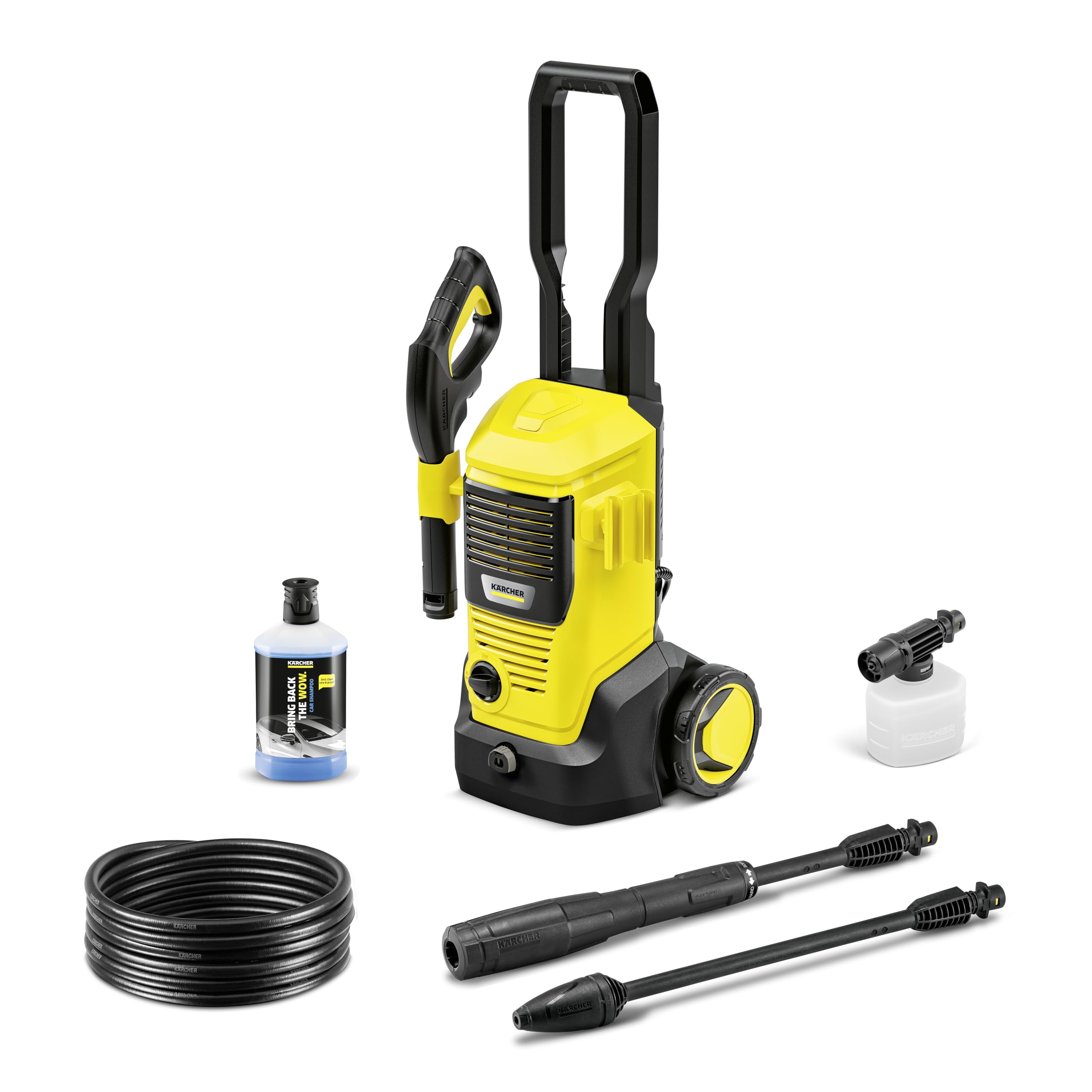 Hochdruckreiniger K 5 FJ 145 bar 500 l/h 40 m²/h 8 m Schlauch Quick Connect Foam Jet Dreckfräser Schaumdüse