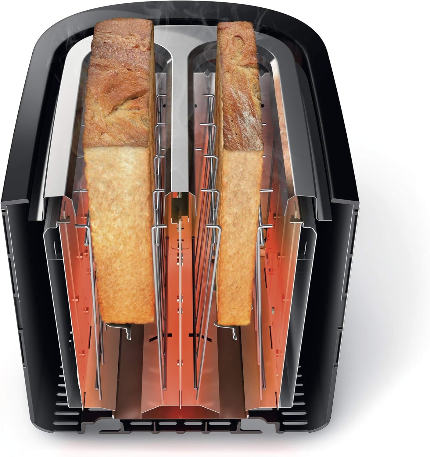 Philips HD9350/90 Wasserkocher (2200 Watt, 1.7 Liter) [Energieklasse A+++] + HD2637/90 Toaster (7 Stufen, Brötchenaufsatz, Stopp-Taste, 1000 W) + HD7546/20 Gaia Filter-Kaffeemaschine mit Thermo-Kanne